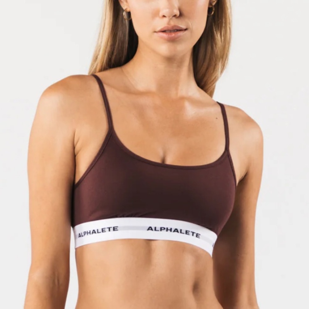 Alphalete Acute Cami Bralette Sangria